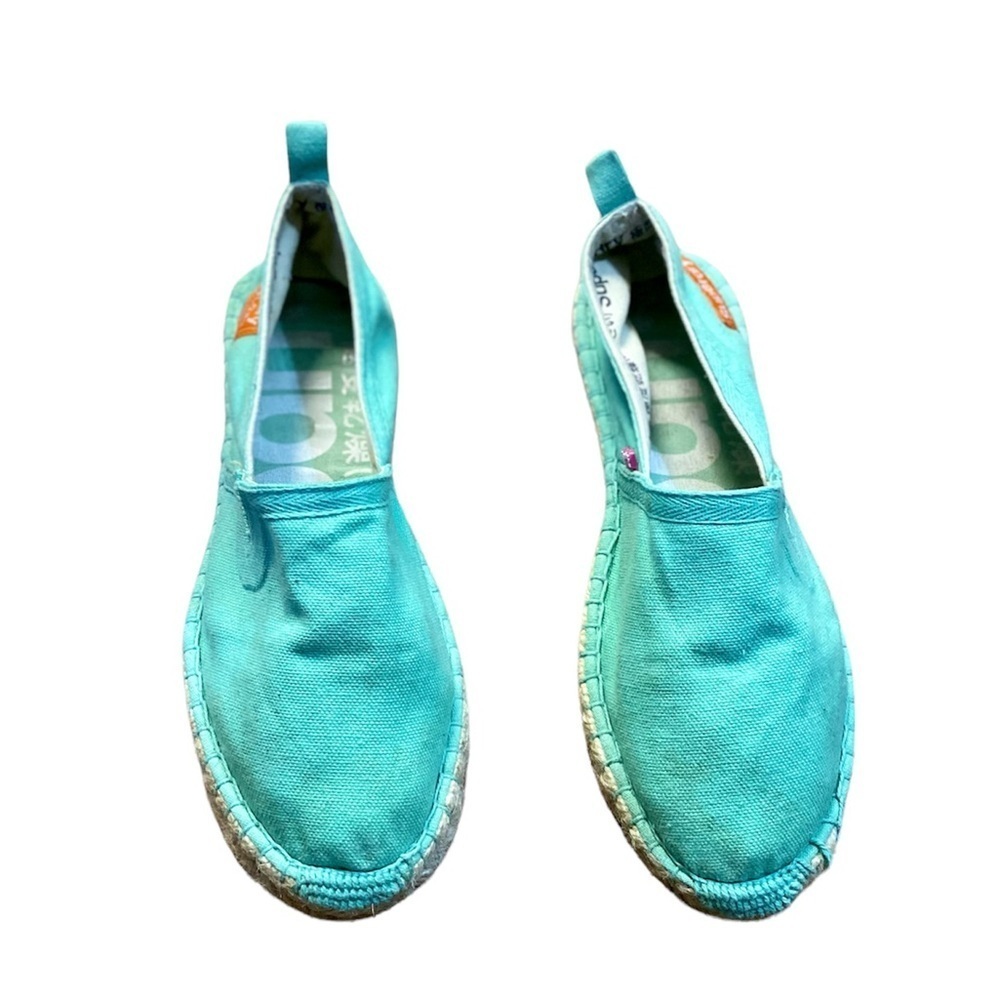 Superdry green flat espadrilles